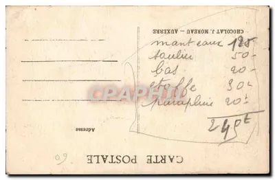 Zamek w Pierrefonds — widok z lotu — Cl. E.P.A. Moreau - Le Bourget — Rewers