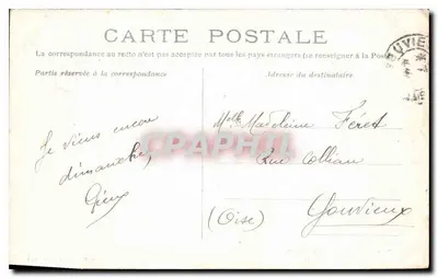 Compiegne — Zamek — Pokój Imperatorki — Wydanie Nowe Galerie — Rewers