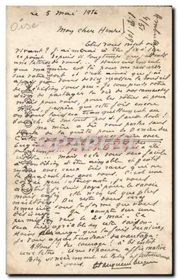 Compiègne — A Porta do Arsenal — editor anônimo, n°6 — Verso