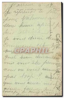 Zamek w Chantilly — Główne wejście — ND. Fot. — Rewers