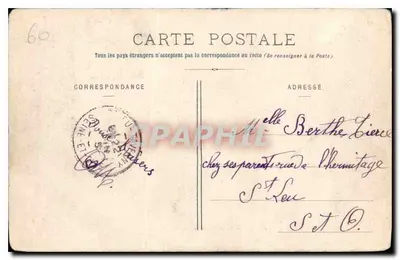 Kasteel van Compiègne — Hoofdgebouw — Décelle, Compiègne, n°10 — Achterkant