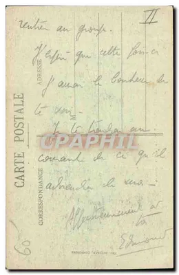 Compiègne - Le Parc - Le Banc de Napoléon — Decelle, nr 5 — Rewers