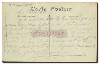 Compiègne — Widok ogólny — ND not. — Rewers