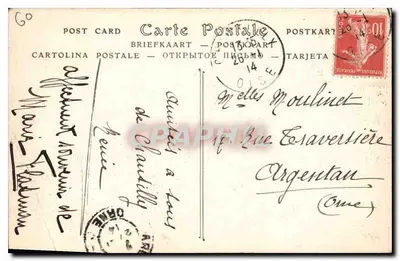 Zamek w Chantilly — Strona południowa — ND Phot. nr 100 — Rewers