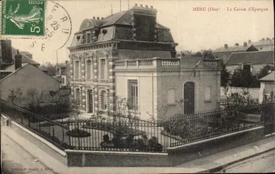 MÉRU (Oise) - A Caixa de Poupança — Edição J. Brard, em Méru