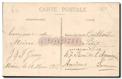 MÉRU (Oise) - A Caixa de Poupança — Edição J. Brard, em Méru — Verso