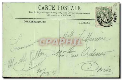 Compiègne — Plac Ratuszowy — LL. — nr 161 — Rewers