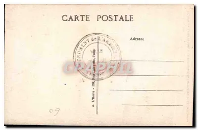 Las Compiègne — Pomnik Armistycja, blisko Rethondes — L'H. Paryż — Rewers
