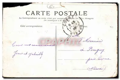 Compiègne. — Zamek. — Rewers
