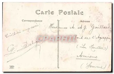 Compiègne – Porte Chapelle, strona drogi do Soissons – E. Decelle, Compiègne — Rewers