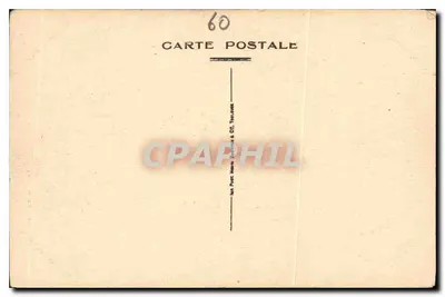 Senlis (Oise) — Katedra Świętego Piotra (Obecny rynek) — Wydawnictwo Léon Lévèque — Rewers