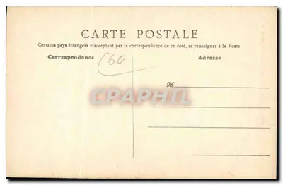 Senlis (Oise) - A Catedral, lado Sul - B.F., Paris — Verso