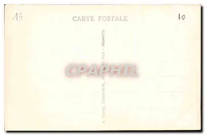 Marseille — O Castelo de If — A. Tardy, Photo-Edit., 40, rue du Port — Verso