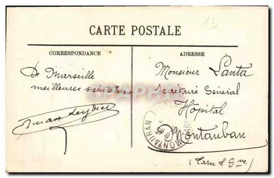 Marseille — Most Przeciwprądowy — LL. n°208 — Rewers