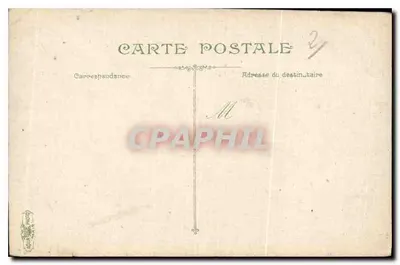 Île de l'îlot de la Garoupe — phare et fortifications — éditeur imprimeur non identifié — Verso