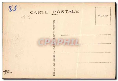 Marsiglia — Entrata del Porto Vecchio e il Ponte Transbordatore — Edizione « La Gigogne » — Verso