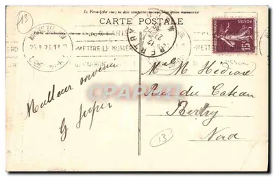 Marsella — Iglesia de San Vicente de Paúl y Monumento de los Mobiles — Edición especial de la Basílica — Reverso
