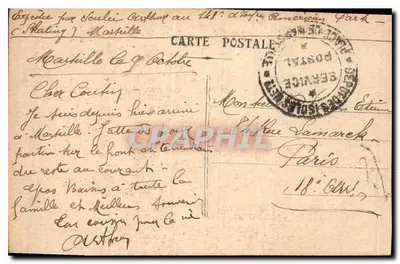 Marsella - Castillo de If — editor desconocido, n° de serie 6 — Reverso