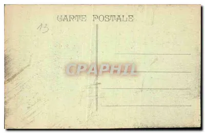 Marseille — Palais Longchamp — onbekende uitgever, nr. serie 6 — Achterkant