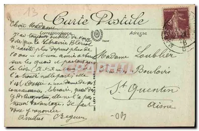 Marseille — Fontanna Cantini — LL. n°304 — Rewers