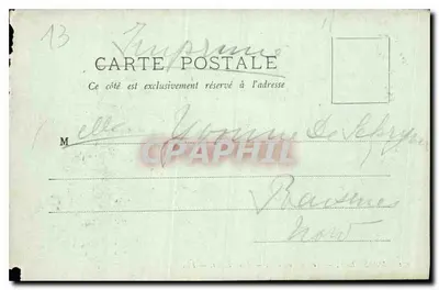 Marselha — O Castelo de If — Os Cachots — LL. — n° 141 — Verso