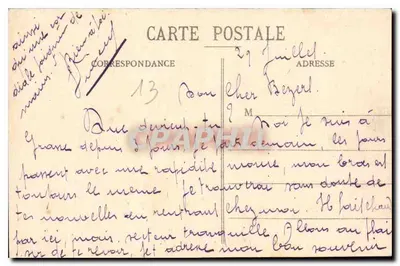 Marselha — Vista geral sobre N.-D. da Guarda — EL. n°163 — Verso