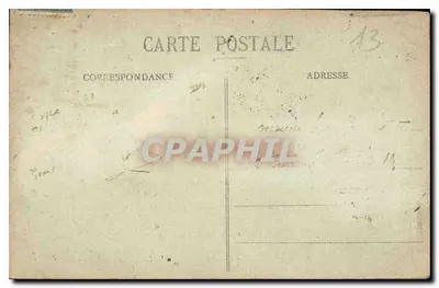 Marseille - Palais Longchamp - E. L. — Achterkant
