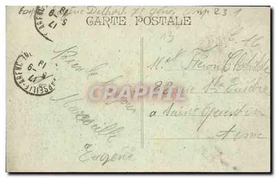 Marseille - La Bourse — wydawca nieznany, nr 14 — Rewers