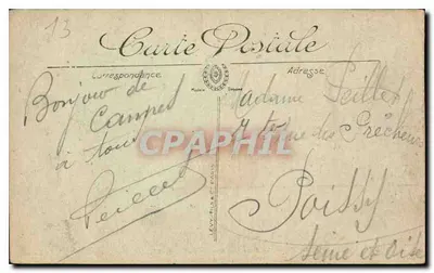 Arles — Les Arènes — Selbota — n°3 bis — Verso