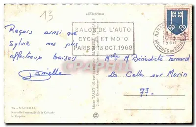 Widok z Corniche w Cannes — wydanie ARYchromo, nr 13 — Rewers