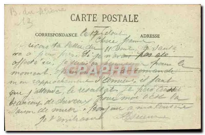 Marseille - Place de la Bourse - EL. - N° 105 — Rewers