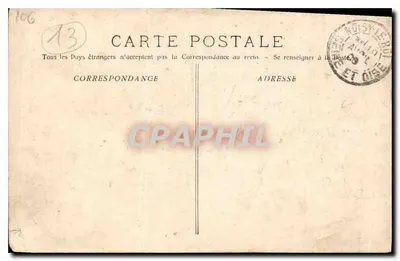 Marseille - Onze Lieve Vrouwe van de Wachtpost — uitzicht op de basiliek en de beeldhouwwerk — onbekende uitgever, nr. 13 — Achterkant