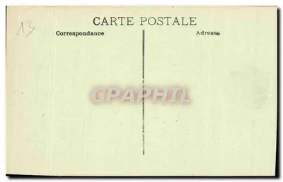 Marseille — O Castelo de If — Editor não identificado, número de série não visível — Verso
