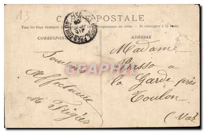 Marseille — Abside de la Cathédrale — Phototype E. Lacour Marseille n°53 — Verso