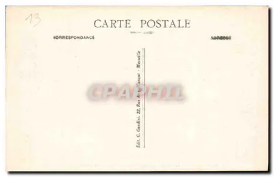Marselha - O Castelo de Il construído por Francisco I e que serviu por muito tempo de Casa de Detenção Estatal — Mireille, n°77 — Verso