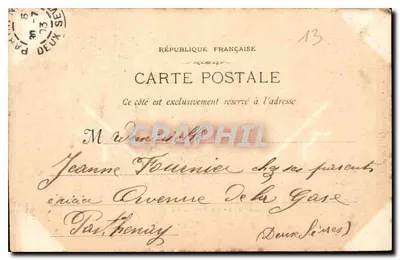 Marseille - Het Prado gezien vanaf de Strand — Fototypie E. Lepage, 10, rue Tardieu — n° 171 — Achterkant