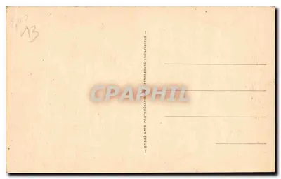 Marsiglia — Basilica di Notre-Dame de la Garde — serie 104, editore Ch des Arts — Verso