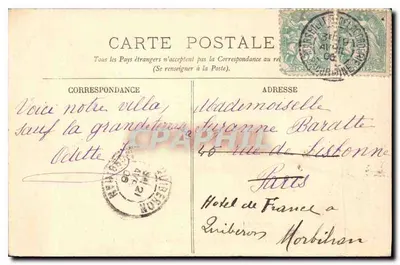 Marseille — La Corniche — La Pointe de Maldormé — LL. — n° 133 — Rewers
