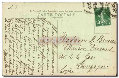 Marseille - Onze Lieve Vrouw van de Wachtpost — Speciale editie van de Basiliek, n° XXXXVI — Achterkant