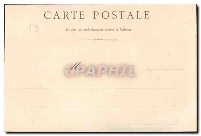 Marseille, la Fontaine Estrangin-Pastré — éditeur imprimeur à Marseille, n° 13 — Achterkant