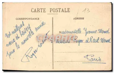 Marselha - Ponte da Falsa Moeda e Ponta de Malmousque — Editor EL, n° 92 — Verso