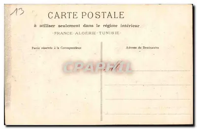 Marseille - Het Paleis van Justitie — Phototypie E. Lacour, 19, rue Thubaneau — n° 3 — Achterkant
