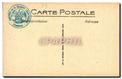 La Grande Chartreuse — Wejście do klasztoru — LL. — Rewers