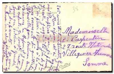 Widok ogólny Grenoble — wydawca André, nr 38 — Rewers