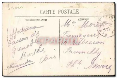 Grenoble — Panorama — Isère i Alpy — LL — Rewers