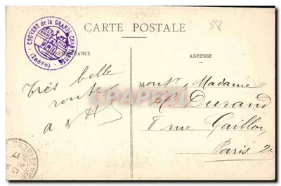 Massif de la Grande-Chartreuse — Estrada de Saint-Pierre d'Entremont — Le Frou — editor não identificado — Verso