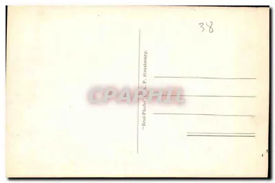 Lago do Sautet e a Cadeia do Faraud — Corps (Isère) — Editor A.P. Strasbourg — Verso