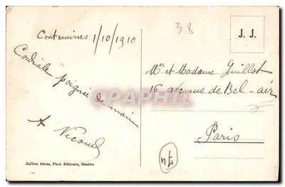 Les Contamines s. St. Gervais-les-Bains en de Aiguille de Bionnassay — J.J. 6900 — Achterkant