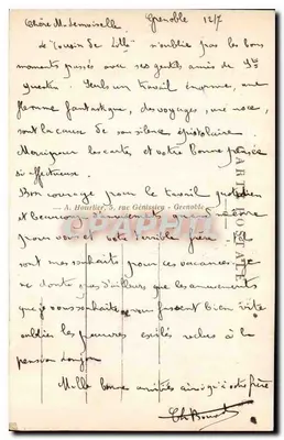 Grenoble — Ogólny widok i Alpy — 100.1 — Rewers