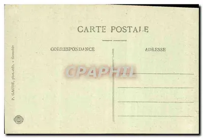Grenoble — Widok ogólny — P. Gaude, fot. i wyd. - Grenoble — Rewers